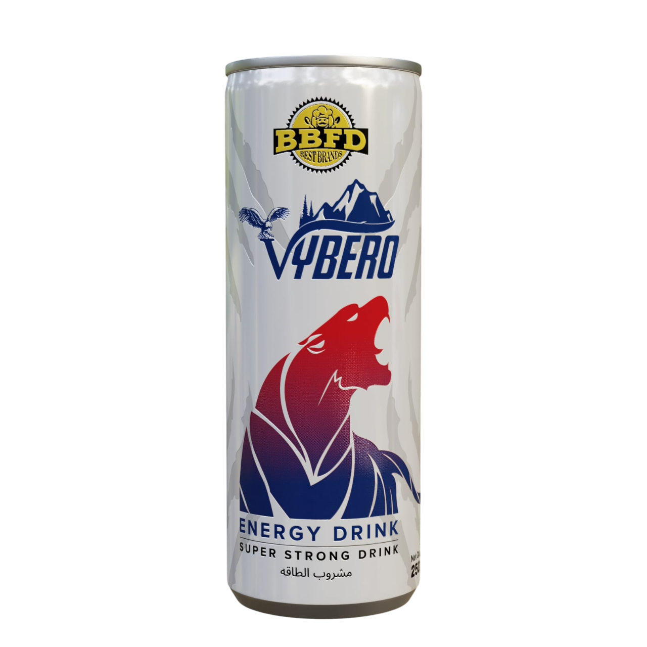 Original Vybero Energy Drink can